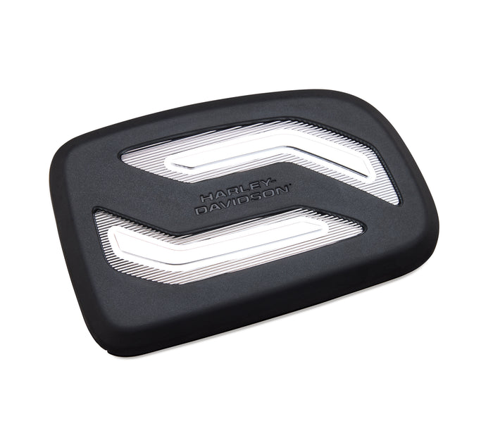 Harley-Davidson Carbide Brake Pedal Pad Chrome