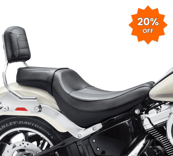 Harley-Davidson Tallboy Two-Up Seat Low Rider Black - 20% OFF