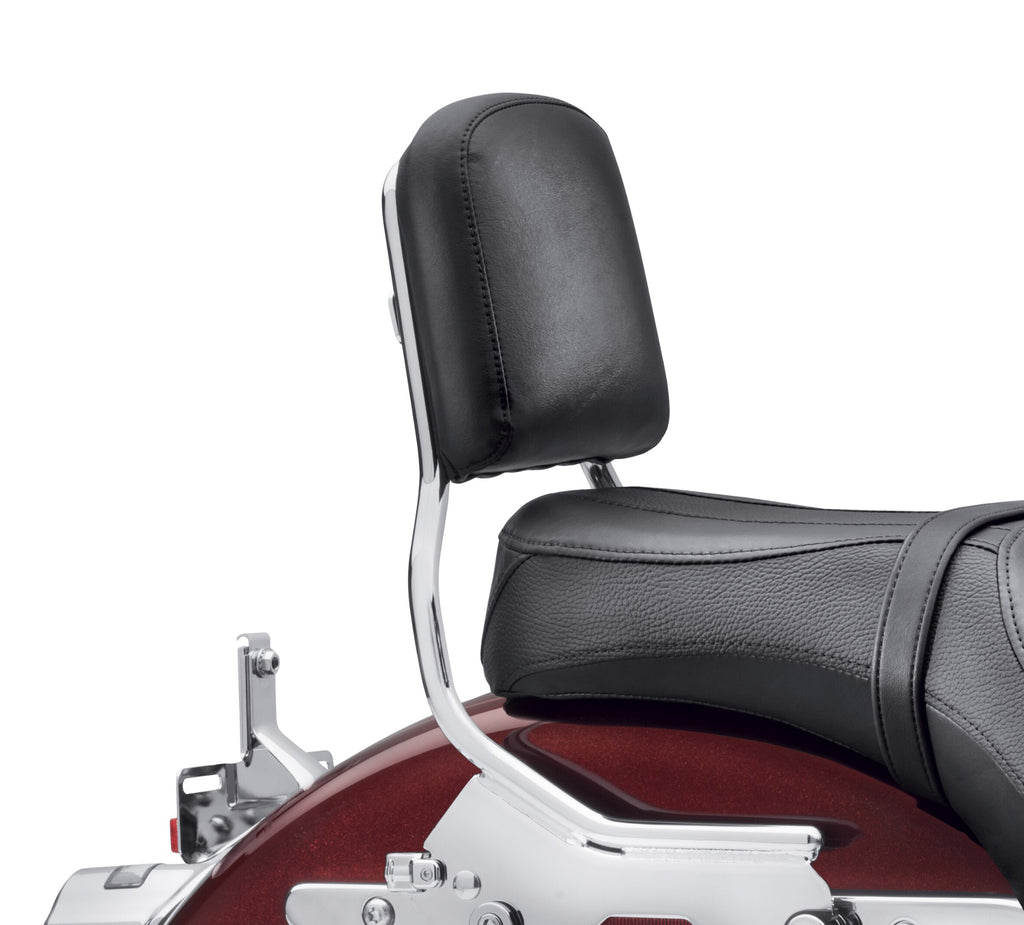 Harley-Davidson Passenger Backrest Pad Mid-Sized Smooth Black