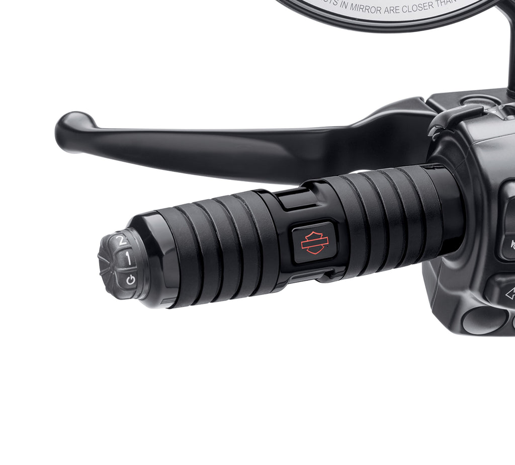 Harley-Davidson Kahuna Heated Hand Grips Gloss Black