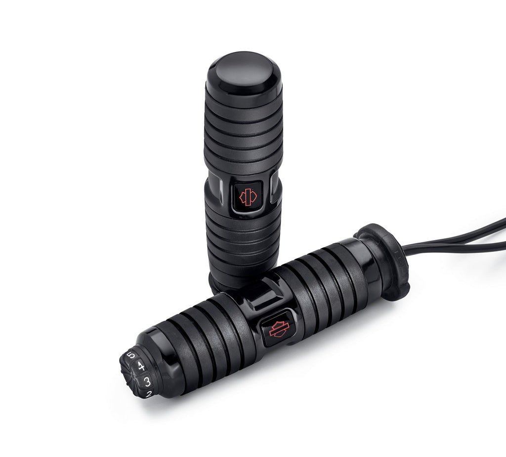 Harley-Davidson Kahuna Heated Hand Grips Gloss Black