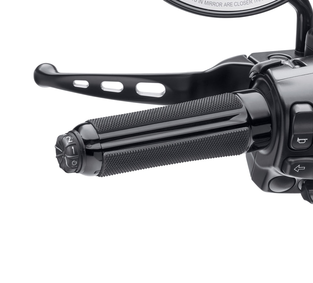 Harley-Davidson Airflow Heated Hand Grips Gloss Black