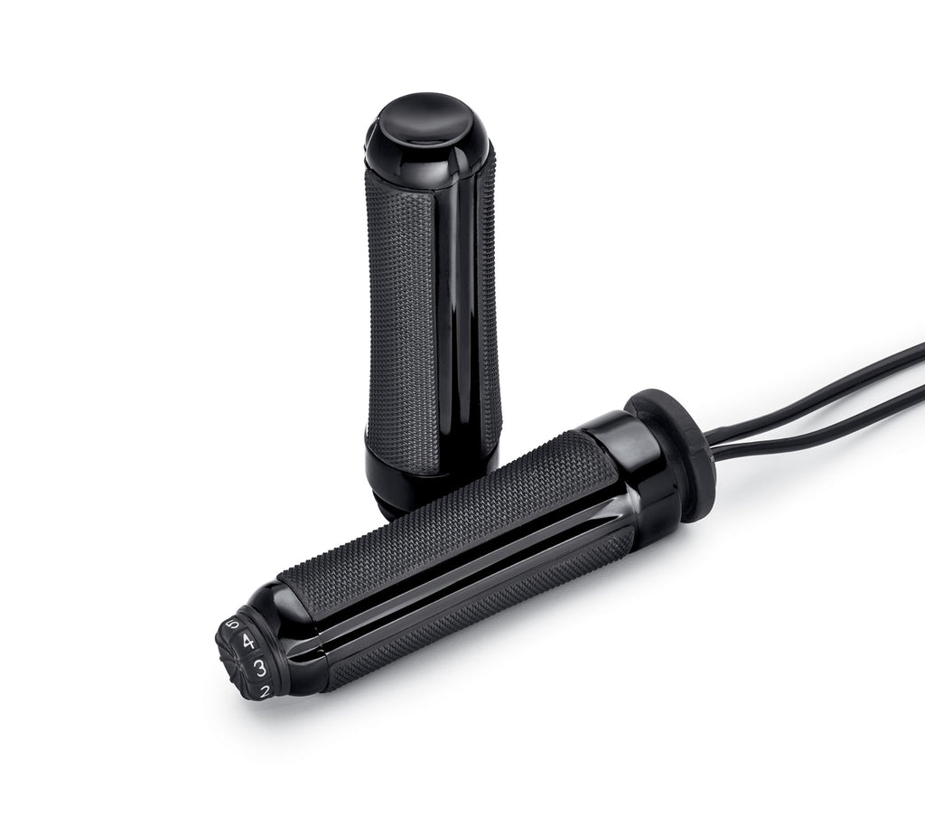 Harley-Davidson Airflow Heated Hand Grips Gloss Black