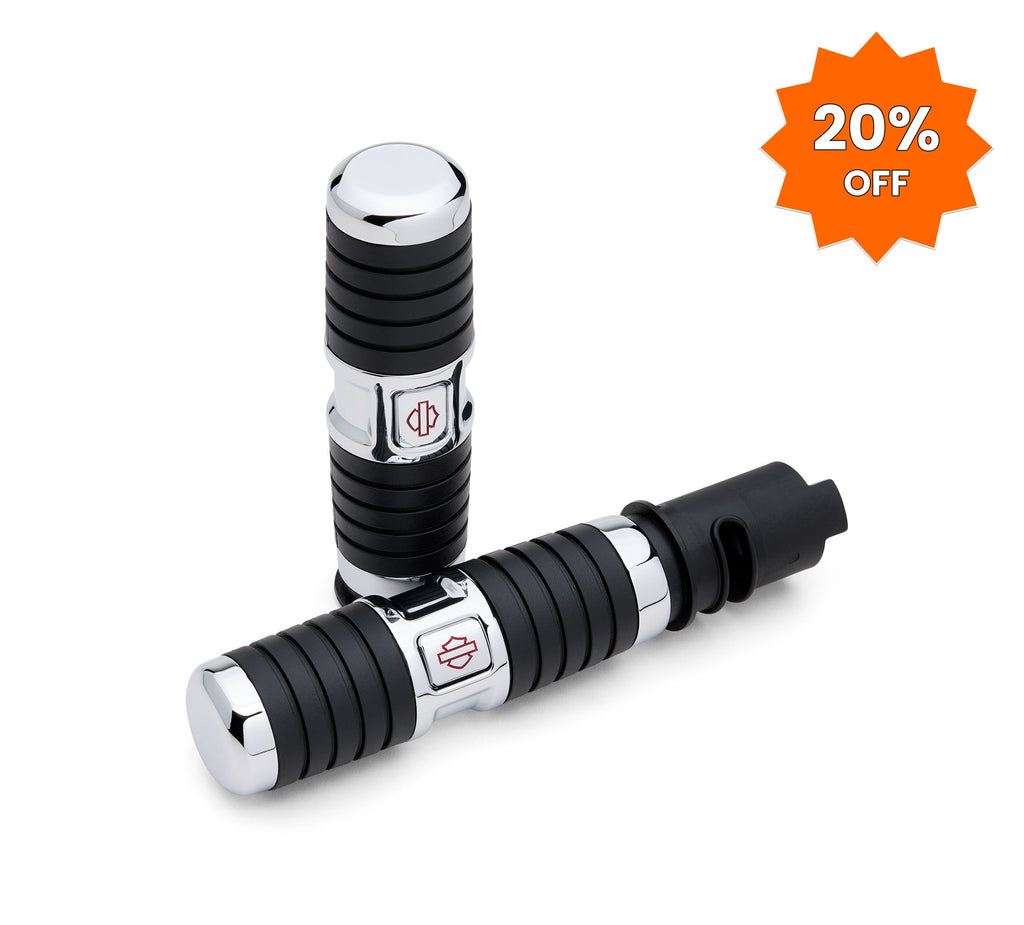 Harley-Davidson Kahuna Hand Grips Chrome - 20% OFF