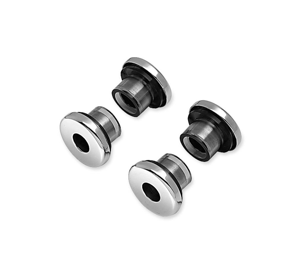 Harley-Davidson Polyurethane Handlebar Riser Bushings Chrome