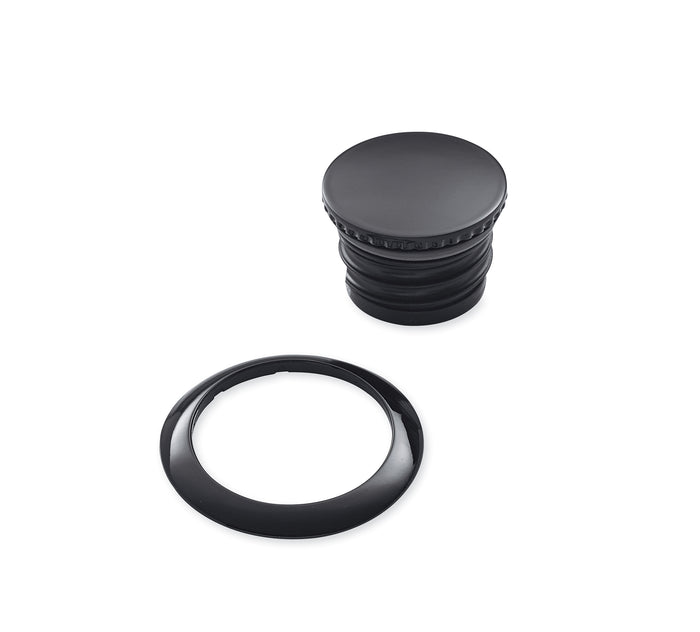 Harley-Davidson Flush-Mount Fuel Cap Kit Gloss Black