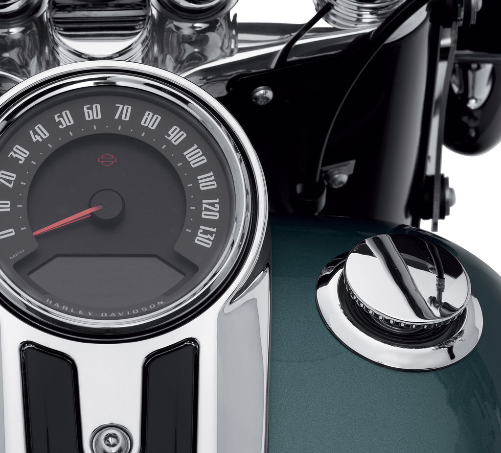 Harley-Davidson Flush-Mount Fuel Cap Kit Chrome