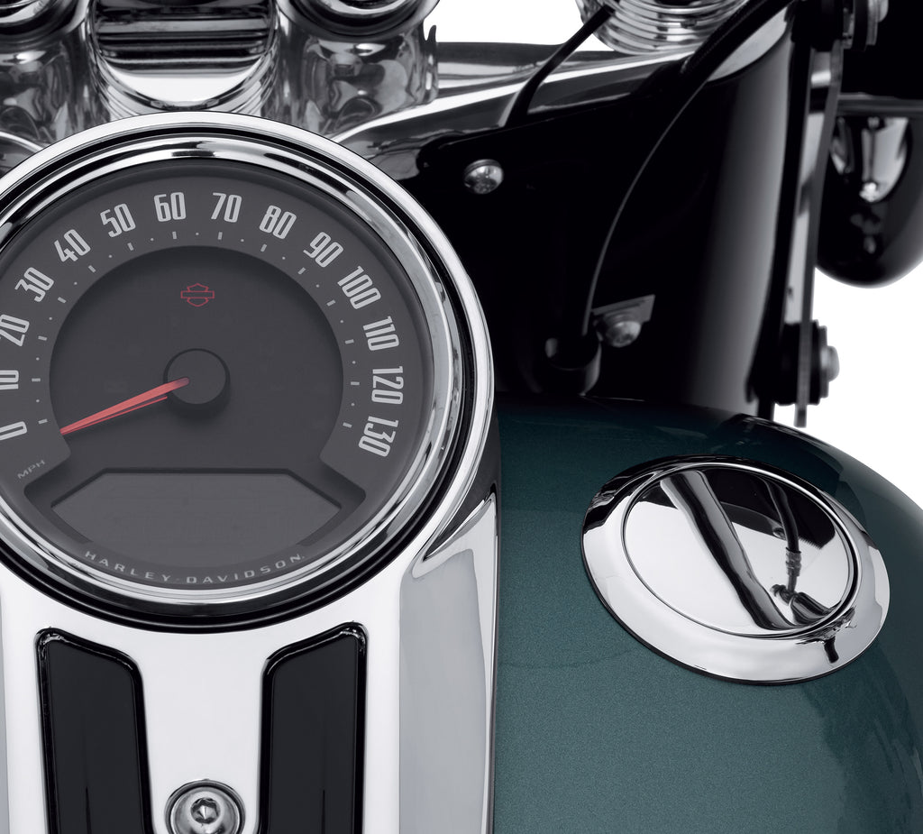 Harley-Davidson Flush-Mount Fuel Cap Kit Chrome