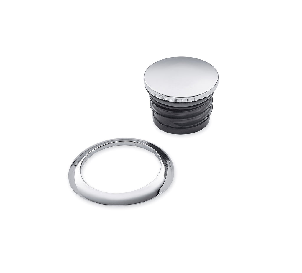 Harley-Davidson Flush-Mount Fuel Cap Kit Chrome