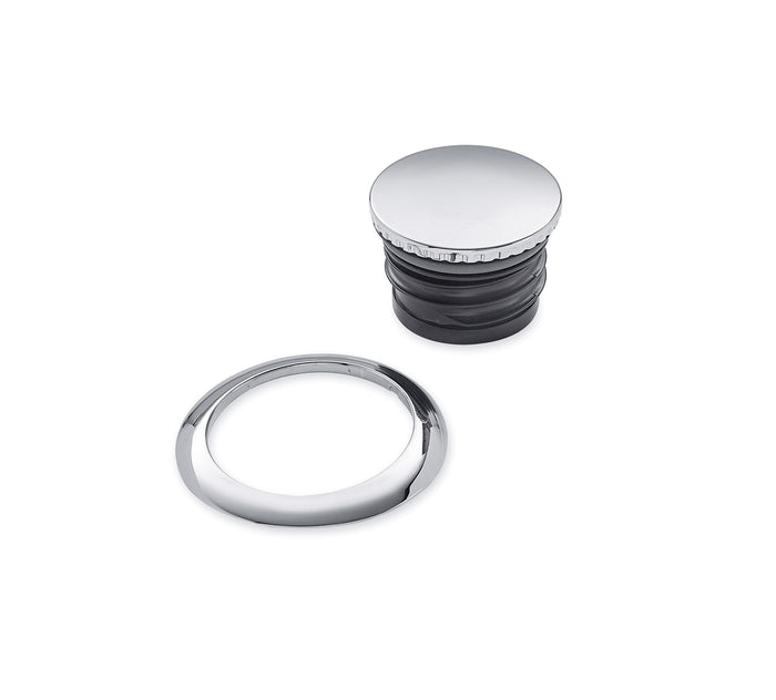 Harley-Davidson Flush-Mount Fuel Cap Kit Chrome