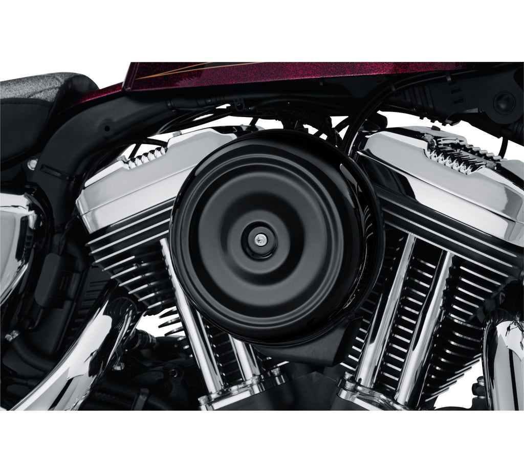 Harley-Davidson Bobber-Style Round Air Cleaner Cover Gloss Black