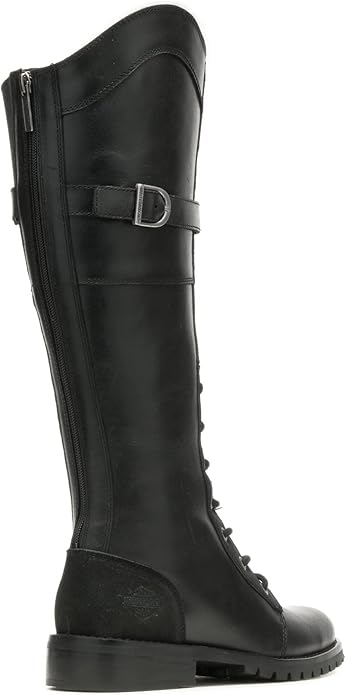 Harley-Davidson Women's Bradner Lace-Up 16" Black Motorcycle Boots