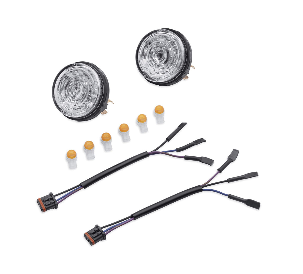 Harley-Davidson LED Bullet Turn Signal Insert Kit Amber