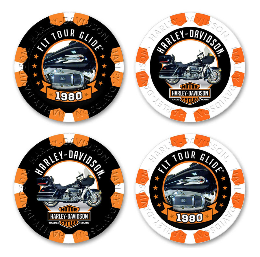 Harley-Davidson® Vintage Series 17 - 1980 FLT Tour Glide Collectible Poker Chips