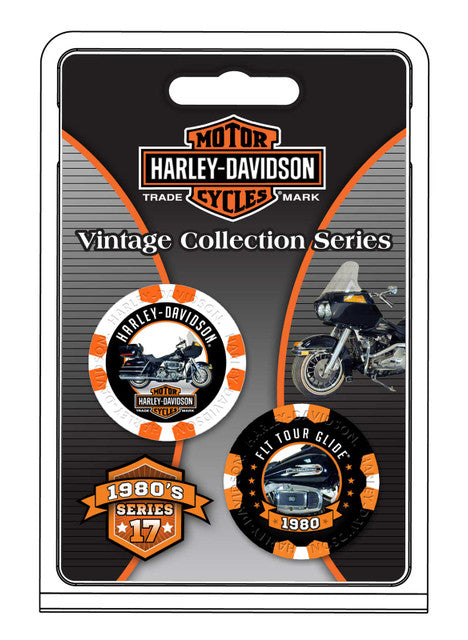 Harley-Davidson® Vintage Series 17 - 1980 FLT Tour Glide Collectible Poker Chips