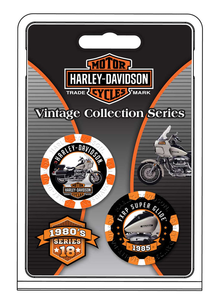 Harley-Davidson Vintage Series 18 1985 FXRP Poker Chip 6829D