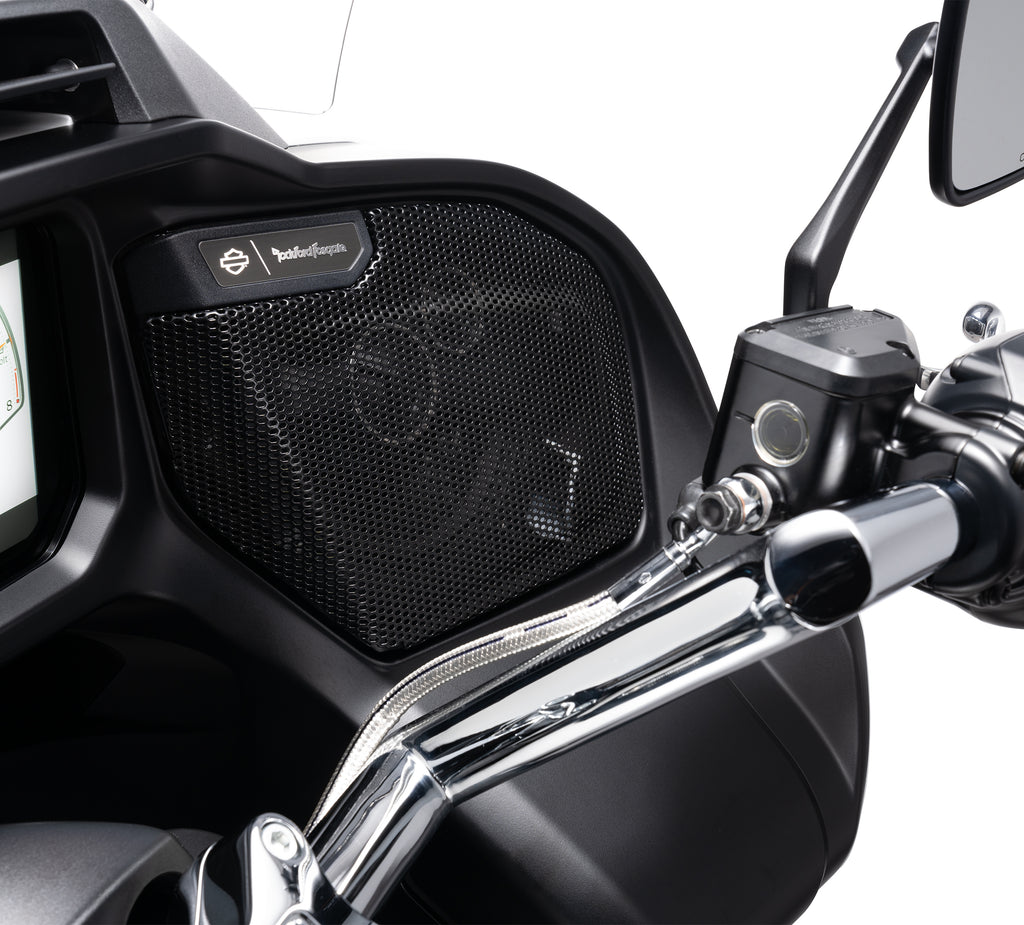 Harley-Davidson Rockford Fosgate Stage II Fairing Speakers Black