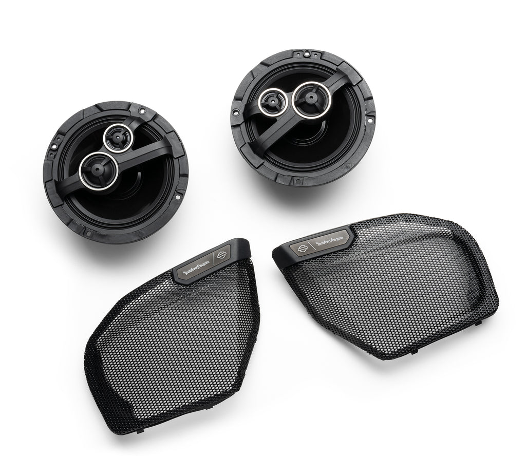 Harley-Davidson Rockford Fosgate Stage II Fairing Speakers Black