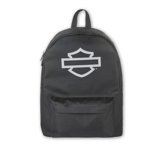 Harley-Davidson® Graphic Open Bar & Shield® Logo Backpack | Black/Grey