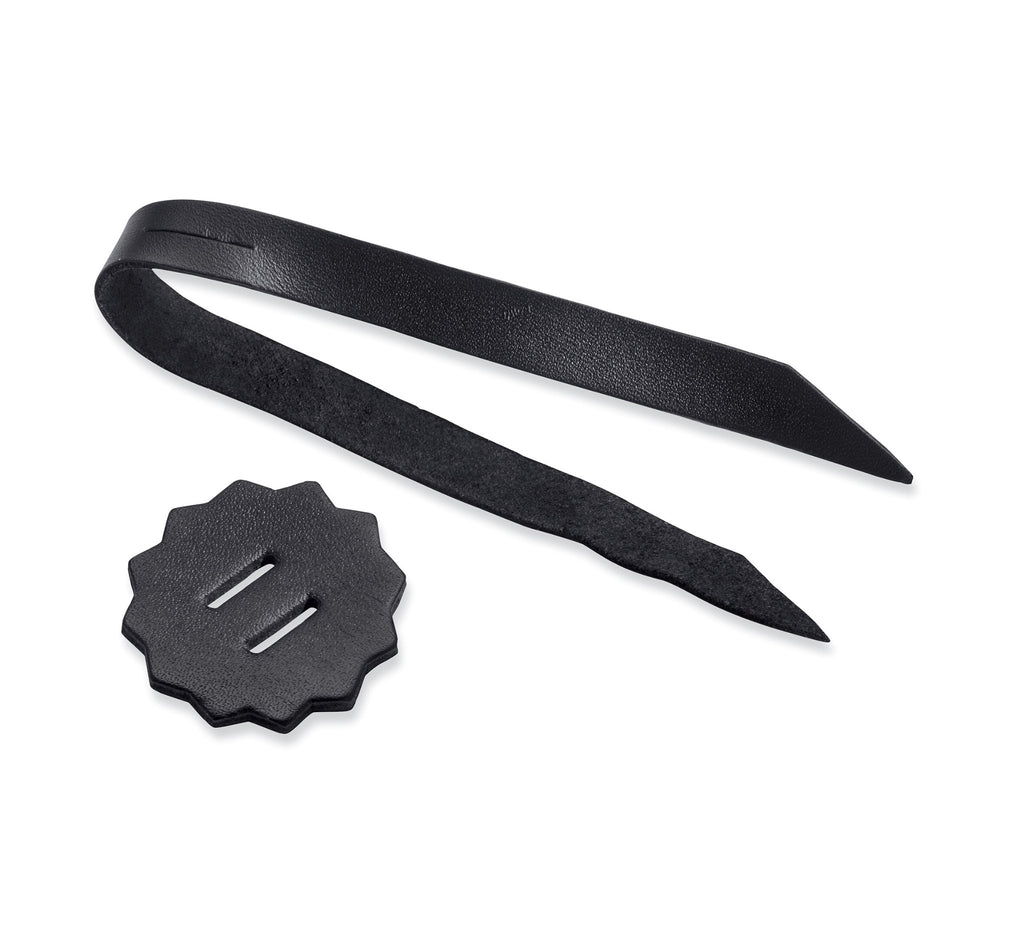 Harley-Davidson Leather Rosette and Lacing Strap