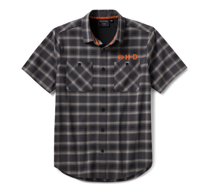 Harley-Davidson Men's H-D Tech Vented Stretch Shirt 96295-26VM
