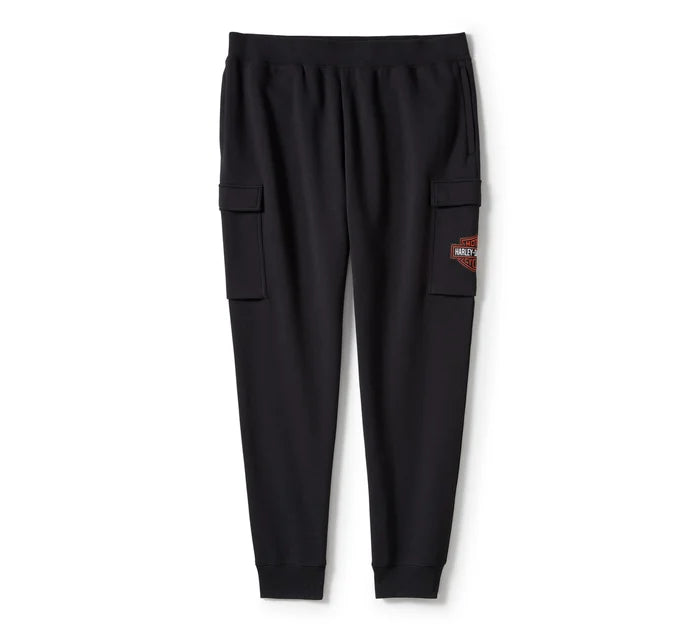 Men's Essential Fleece Cargo Pant - Harley Black