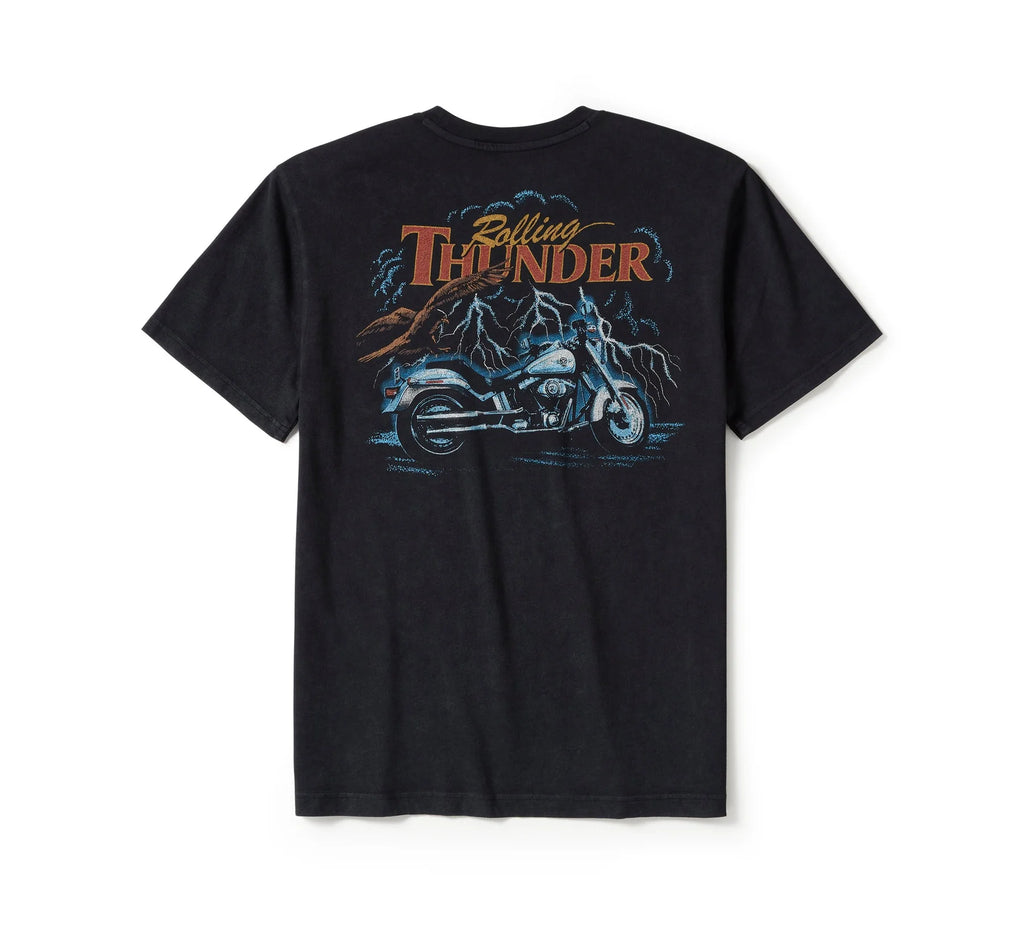 Genuine Harley-Davidson® Men's Lightning Bolt Pocket T-Shirt 96375-25VM
