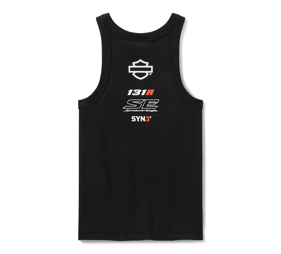 Women's Factory Racing Fanwear Racer Tank - Harley Black