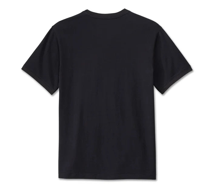 Men's #1 Racing Mesh Ringer Tee - Harley Black