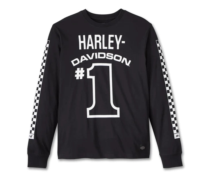 Men's #1 Racing Long Sleeve Tee