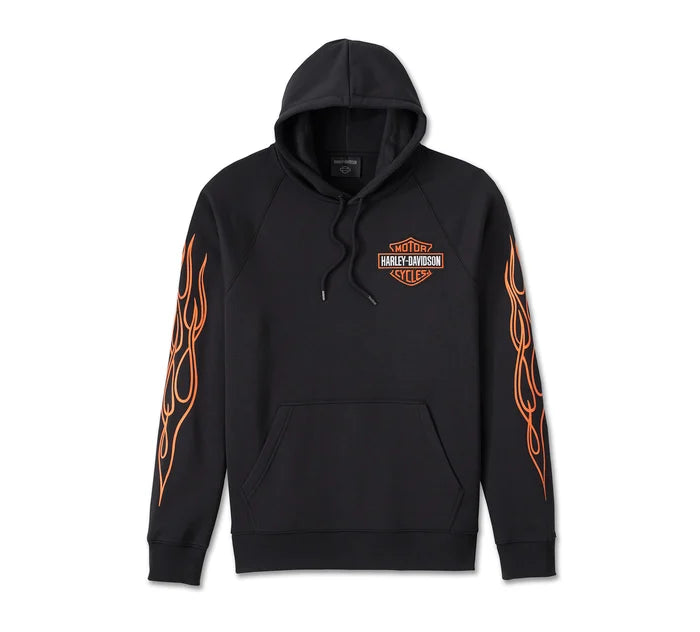 Men's Rising Eagle Hoodie - Harley Black