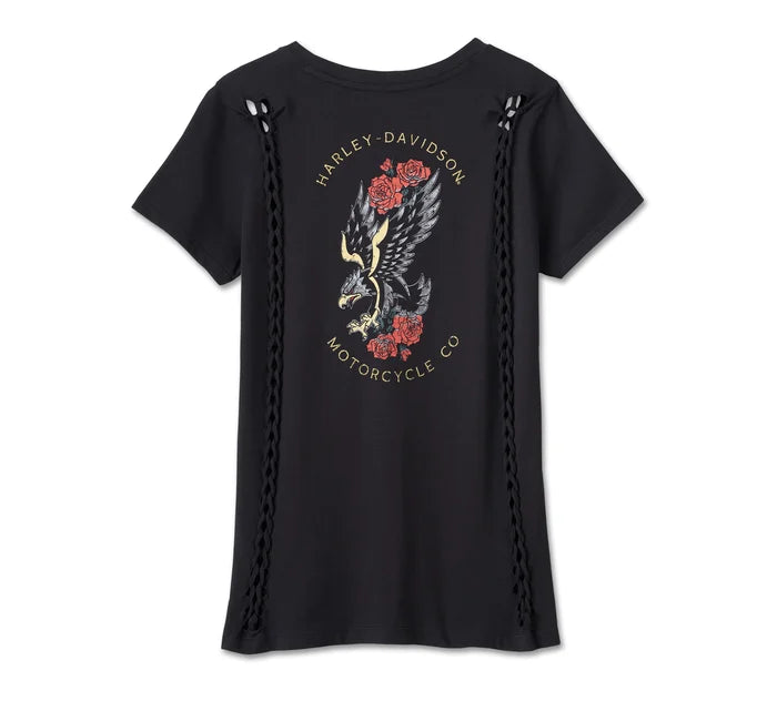 Women's American Traditional Rip & Repair Tee - Harley Black