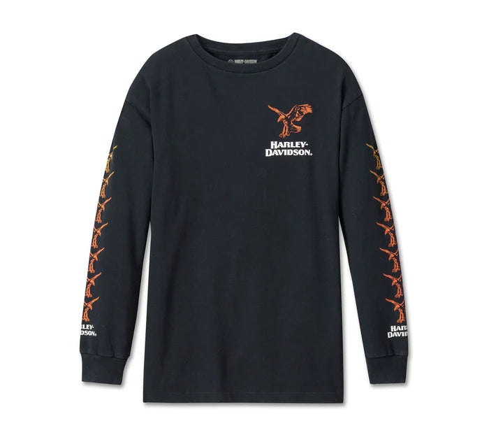 Women's Shadow Bird Long Sleeve Top