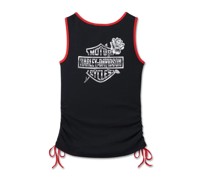 Women's Illuminate Bar & Shield Tank - Harley Black