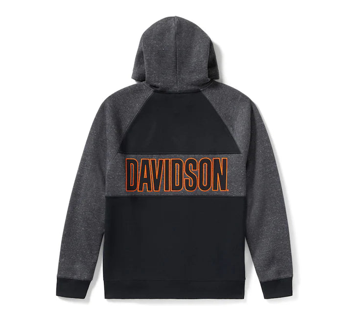 Harley-Davidson® Men's Bar Font Colorblock Pullover Hoodie