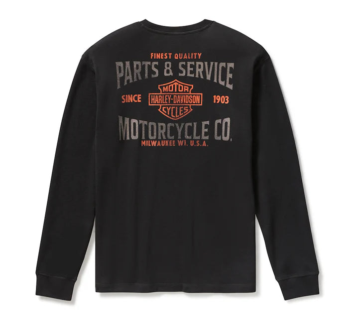 Harley-Davidson® Men's Parts & Service Long Sleeve Thermal - Harley Black