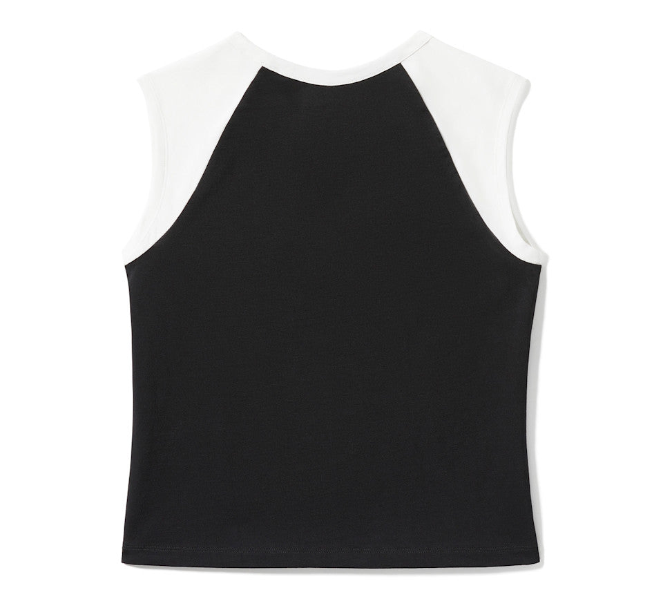 Women's Vintage Flames Sleeveless Raglan