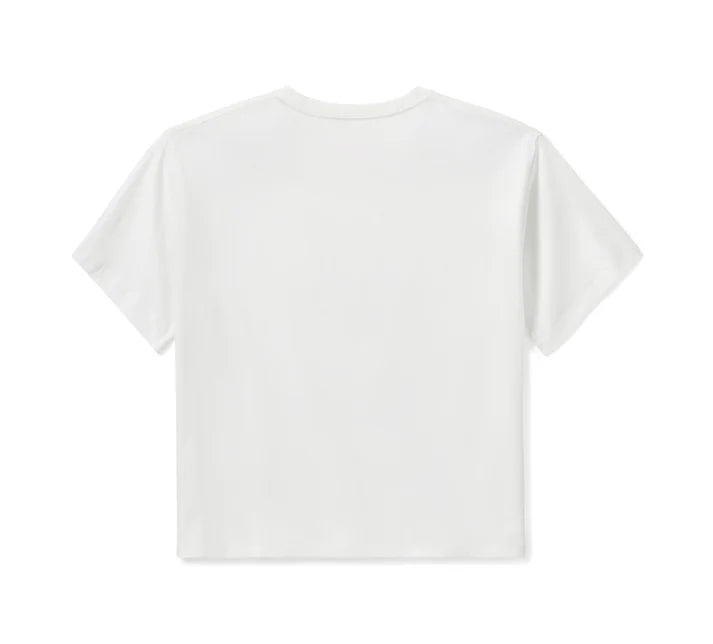 Harley-Davidson® Women's Flaming Eagle Boxy Tee