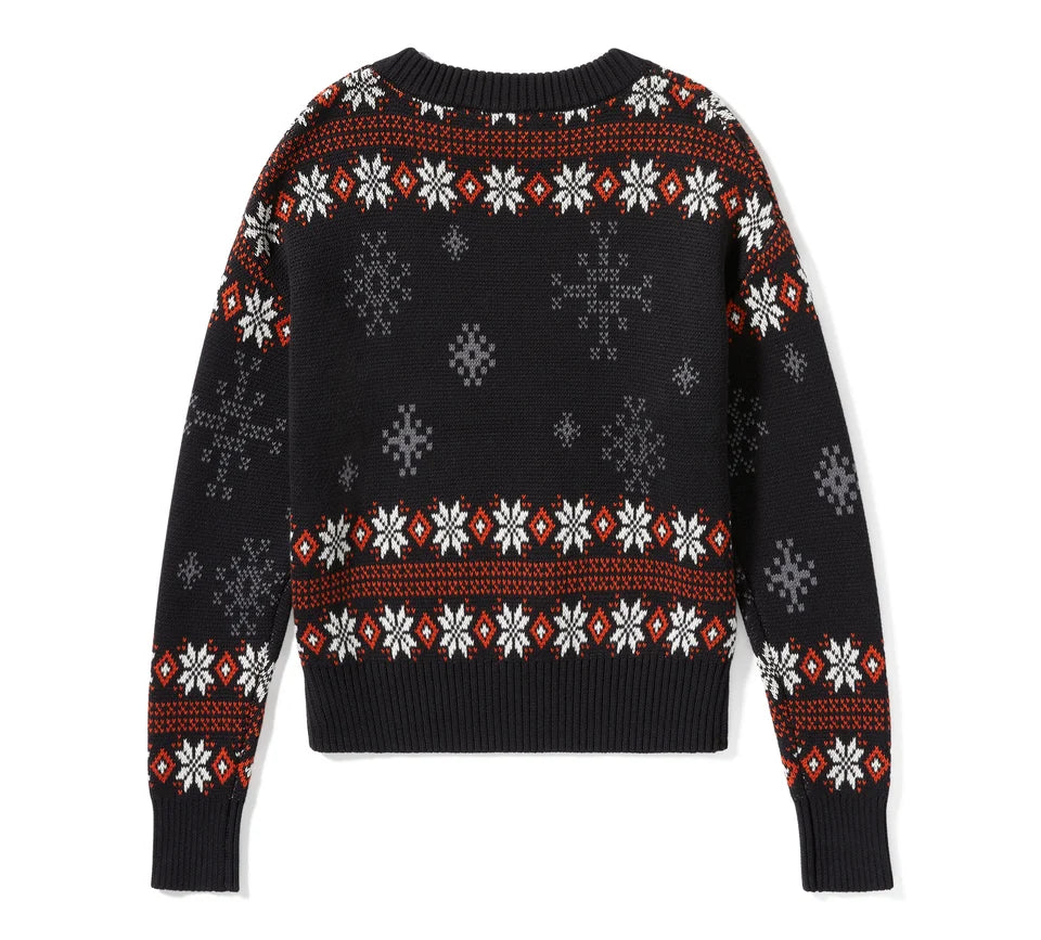 Women's Harley Holiday Sweater - Harley Black