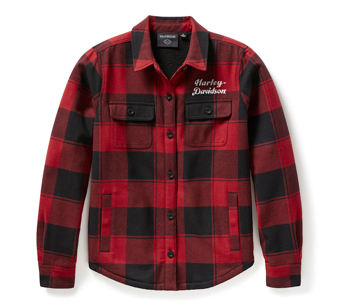 Women's H-D Buffalo Check Shirt Jacket