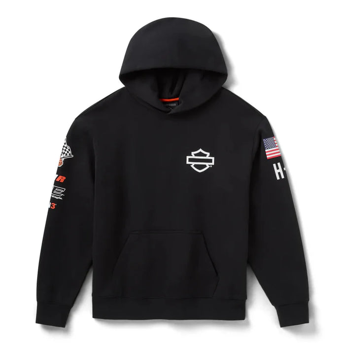 Harley-Davidson Men's Factory Racing Hoodie - Black