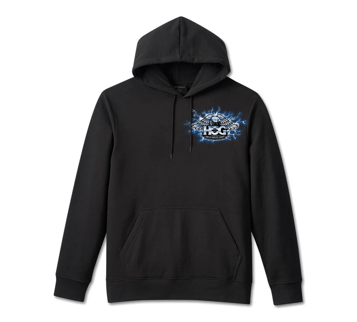 Electric Eagle H.O.G. ® Pullover Fleece Hoodie