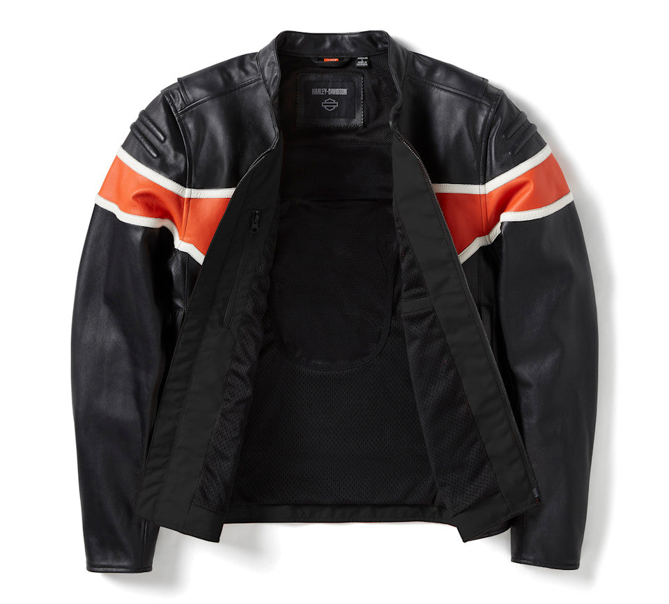 Men's H-D Trenton Leather Riding Jacket