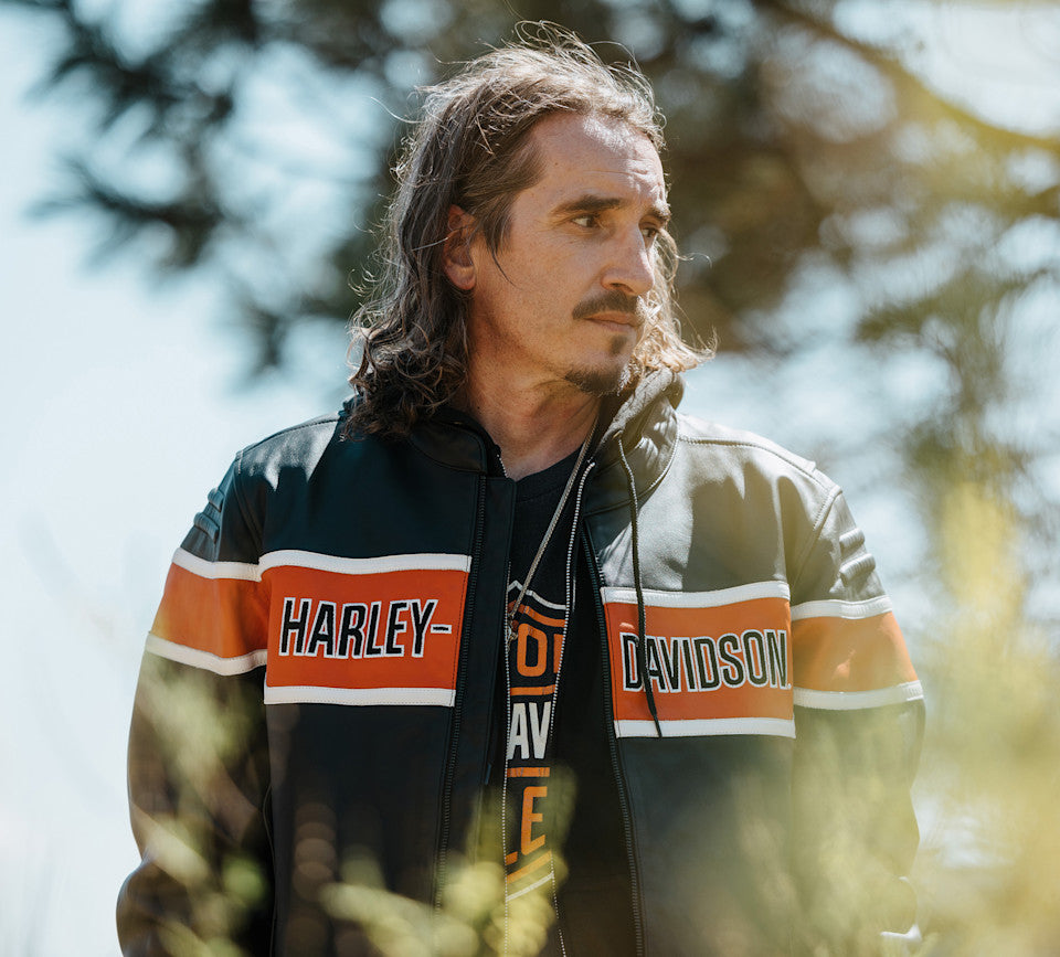 Men's H-D Trenton Leather Riding Jacket