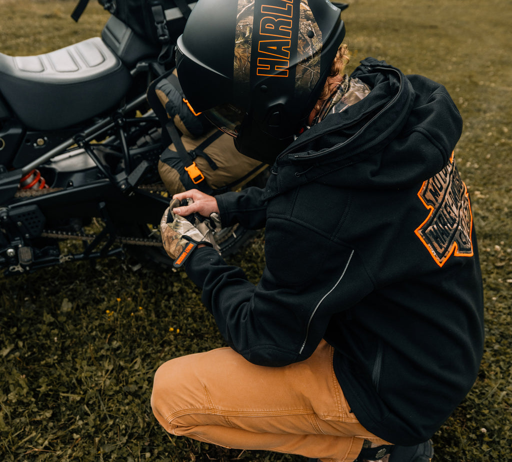 Harley-Davidson Men's Realtree Deflector Hooded Riding Fleece