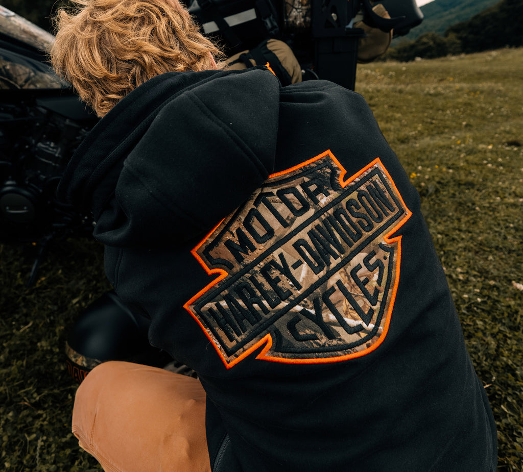 Harley-Davidson Men's Realtree Deflector Hooded Riding Fleece