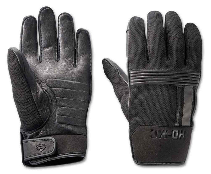 Harley-Davidson® Men's Centerline Full-Finger Mixed Media Gloves