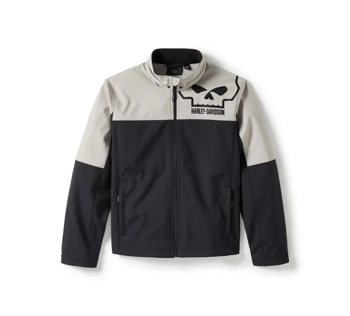 Men's Willie G Skull Water Repellent Softshell Jacket