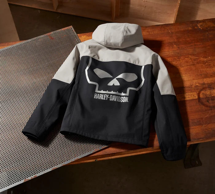 Men's Willie G Skull Water Repellent Softshell Jacket