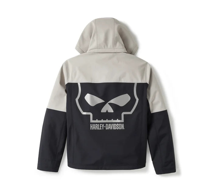 Men's Willie G Skull Water Repellent Softshell Jacket
